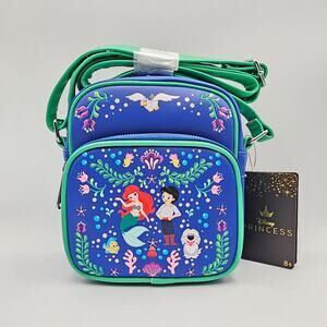 Loungefly Disney The Little Mermaid Ariel & Eric Floral Crossbody Bag